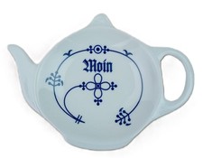 Porzellan Teebeutelablage