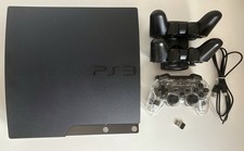 Sony PlayStation 3 Slim + 3 Controller + 13 Spiele Reparaturbedürftig PS3