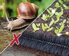 Schneckenzaun schwarz