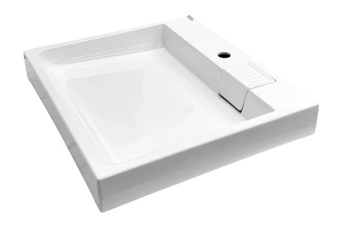 Fiberglas waschbecken 60x55cm - fiberglas,