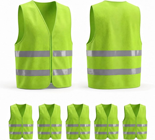 5er pack warnwesten - 5er,