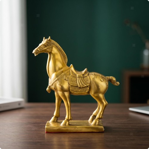 Pferdefigur aus messing - pferdefigur,