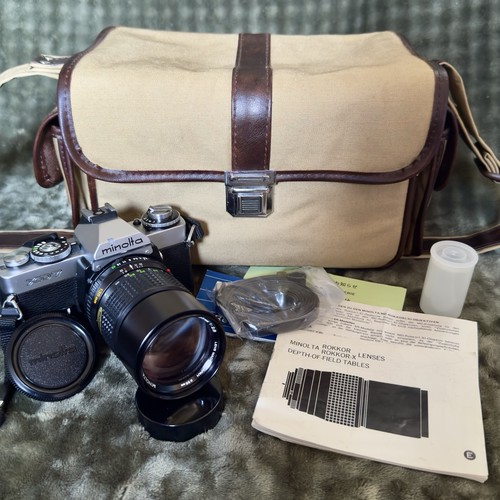 Minolta xd7 slr - kamera, +