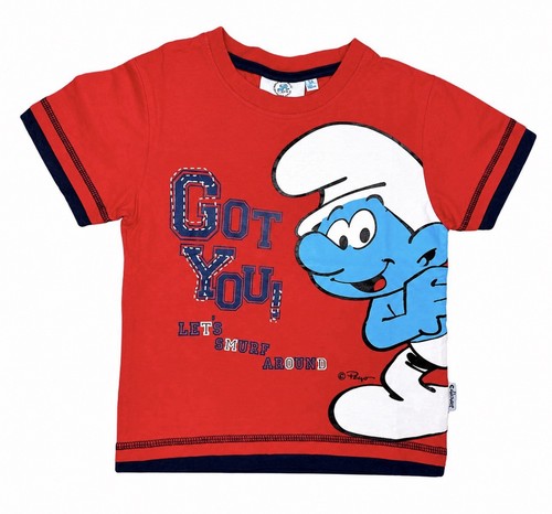 Shirt jungen rot schlümpfe - shirt,