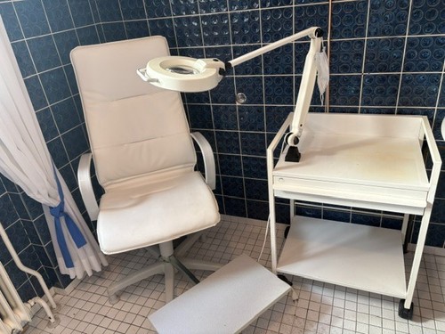 Fußpflegestuhl mit schrank - mit,