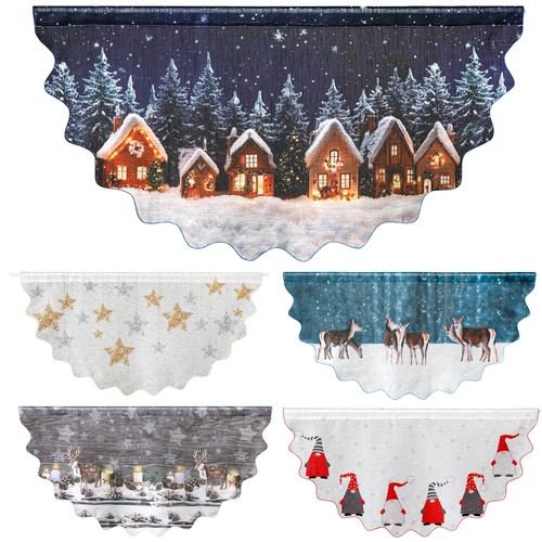 Weihnachtsgardine deko - weihnachtsgardine,