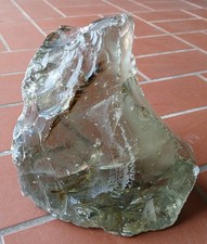 1 Stk. GLASBROCKEN WEISS