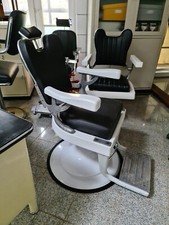 Friseurstuhl Barber Chair Vintage Tattoostuhl  50er Jahre neuer Bezug