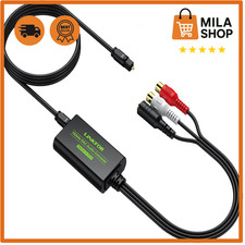 Toslink zu Cinch 192kHz 24bit