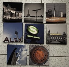 Ausgesuchte Berlin Bilder Leinwand 20x20cm nur als Sammlung