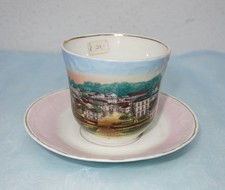 Porzellan Ansichten Tasse