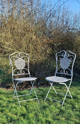 Metall garten klappstuhl - metall,