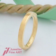 Furrer Jacot Trauring/Partnerring/Ehering - ohne Besatz - 18K/750 Gelbgold