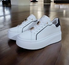 Damen Sneaker Schmuck Weiß