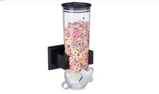 Relaxdays Müslispender, Wandmontage, 1,7 l Behälter, 31x16x14 #HK187442846-H360