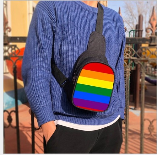 Rucksack regenbogen farben gay - rucksack,
