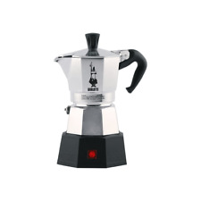 Bialetti New Moka Elettrika Espressokocher 2 Tassen Silber Kaffeemaschine