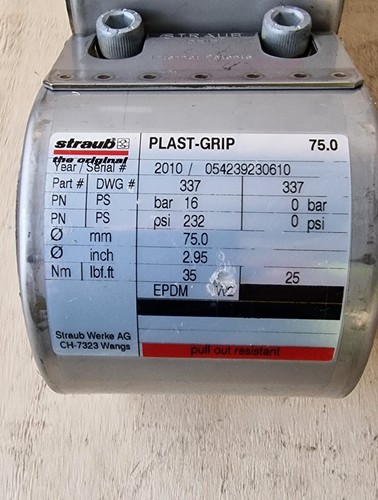 Rohrkupplung straub plast grip - plast,