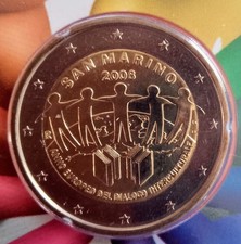 2 Euro, San Marino, 2008, Stempelglanz