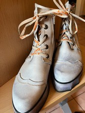 Eject Schuhe Stiefel Stiefelette Boots Damen Gr.37 Hingucker cool Leder