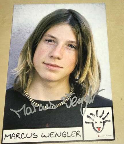 Marcus wengler autogrammkarte - marcus,