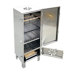 Räucherofen aus Edelstahl Räucherschrank Räuchertonne Räucher Grill Ofen Smoker
