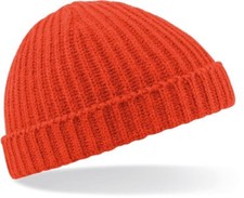 Fischermütze Herren Beanie Mütze Strickmütze Strick Trawler Dogger Kurze Winter