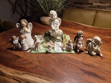 Sammlung von 9 Engel z.Teil neu Engelchen Porzellan Keramik Weihnachten