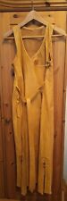 Ockerfarbenes Kleid aus Rehleder, rar, selten