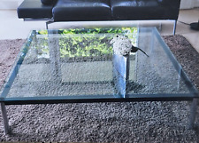 Couchtisch Cassina Glas/Metall 140 x 140