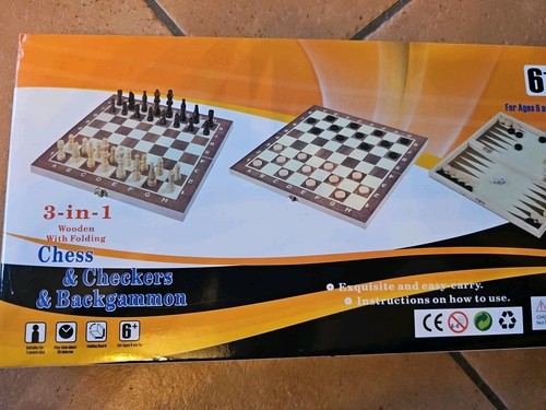 Schach backgammon dame - 3, 1