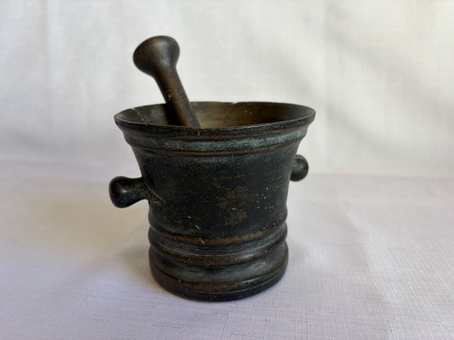 Antiker bronze mörser mit - antiker,