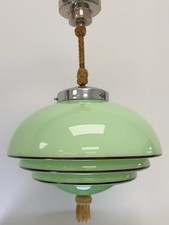 Große Art Déco Stufenlampe