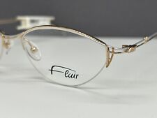 Flair Brille Damen Oval Gold Halbrand 438 Germany  NP:233€