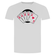 Poker flush shirt karten - t-shirt,