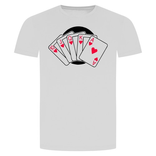 Poker flush shirt karten - t-shirt,