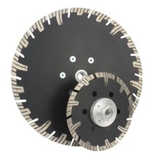 125 / 230 mm Diamantscheibe Diamanttrennscheibe Trennscheibe mit Flansch M 14