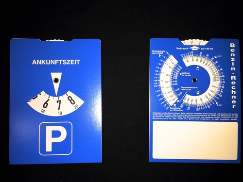 Parkscheiben parkuhr mit - 5,