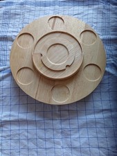 Dreh-Servierplatte aus Holz 38