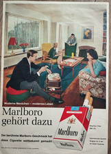 ORIGINAL WERBUNG REKLAME 1961   MALBORO gehört dazu -Zigaretten
