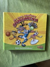 Die total verrückte Sportarena Sammelalbum nur eine Karte fehlt