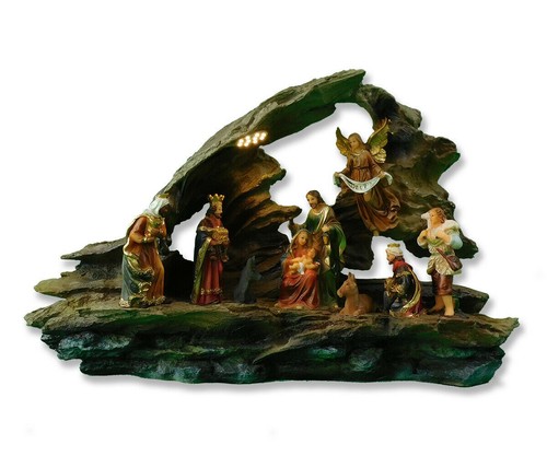 Dekorative weihnachtskrippe - dekorative,