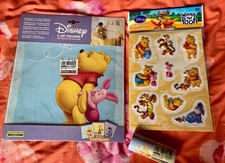Decofun Winnie Pooh Ferkel Tigger Deko Bilder Wandbordüre 3D Aufkleber Set NEU