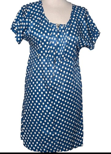 Zara kleid blau bedruckt - zara,