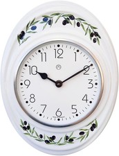 Küchenuhr oval schwarze