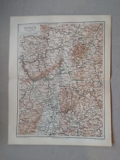 alte Landkarte von " Hessen "