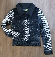 Eva&Claudi Strickjacke, Blazer aus Dänemark, grau/schwarz, 69% Wolle, Gr. S