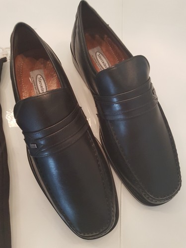 Mercedes leder slipper - leder, in