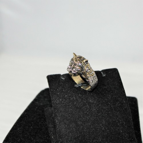 Ring herren tiger löwe silber - ring,