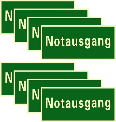 Notausgangsschild pvc - notausgangsschild,